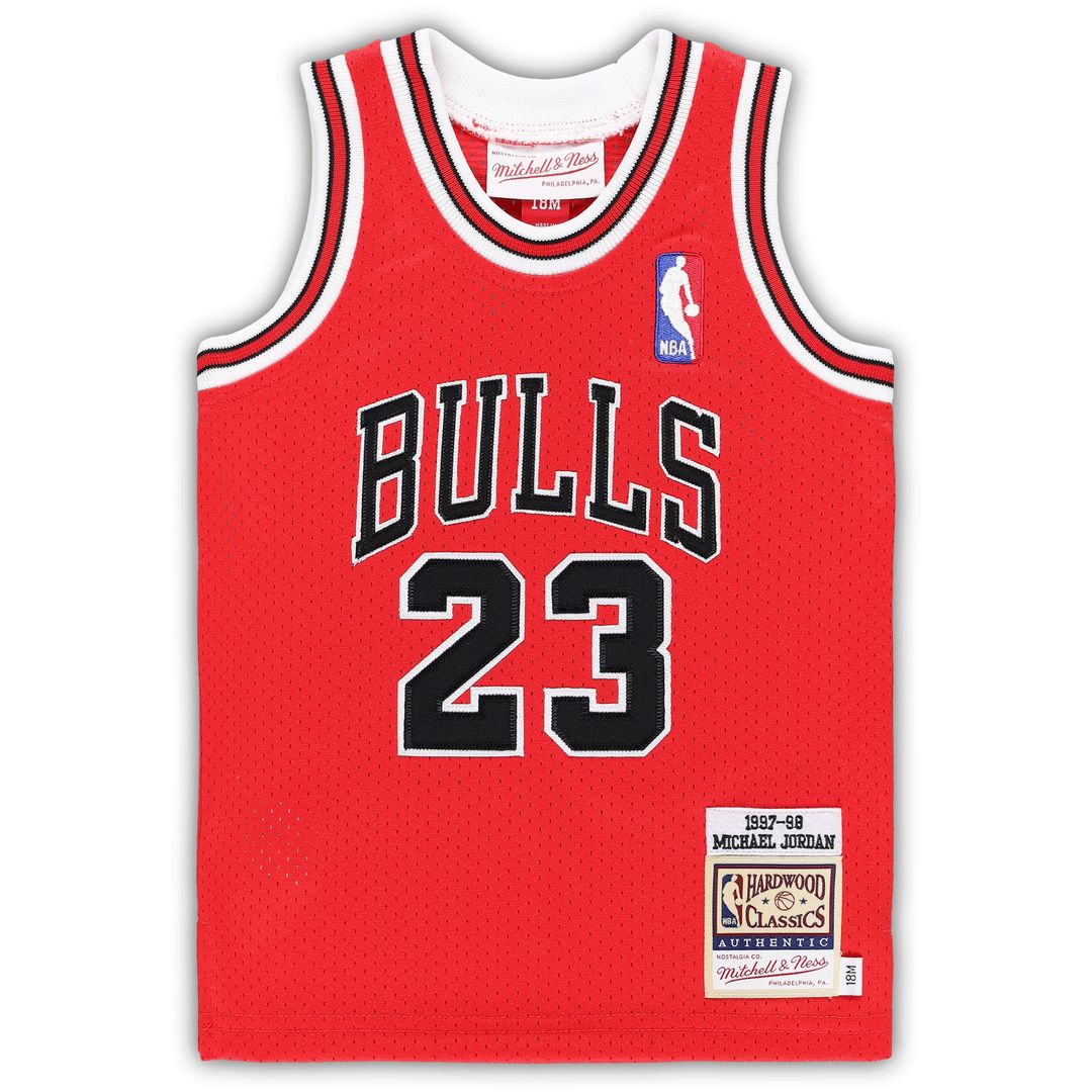 Chicago Bulls Michael Jordan Mitchell & Ness Infant 1985/86 Hardwood Classics Authentic Jersey - Red Team Jersey Sports Fan Apparel