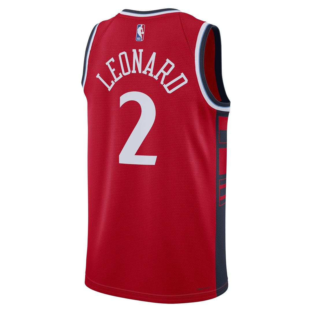 LA Clippers Kawhi Leonard Jordan Brand Unisex 2024/25 Swingman Jersey - Statement Edition - Red Team Jersey Sports Fan Apparel