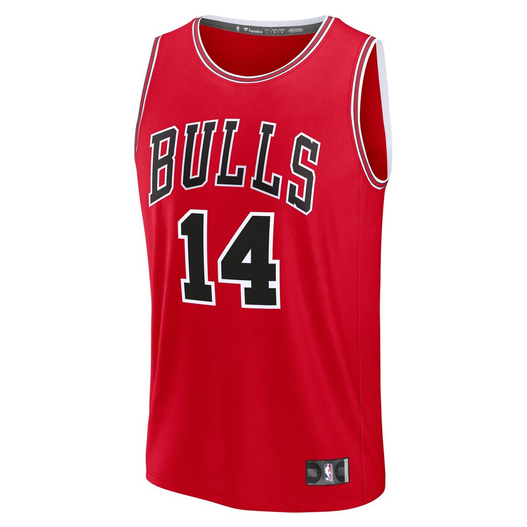Chicago Bulls Matas Buzelis Fanatics Youth Fast Break Replica Player Jersey - Icon Edition - Red Team Jersey Sports Fan Apparel