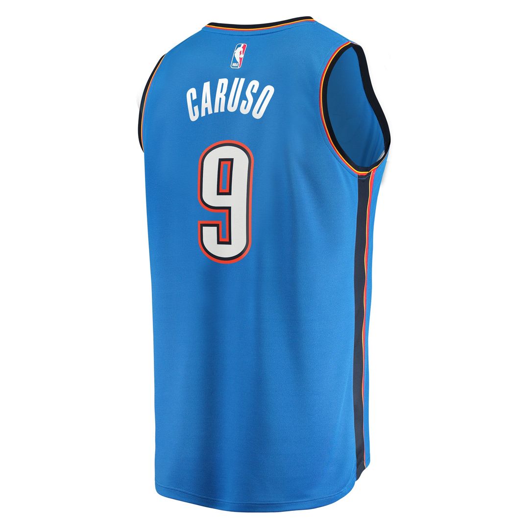 Oklahoma City Thunder Alex Caruso Fanatics Fast Break Replica Player Jersey - Icon Edition - Blue Team Jersey Sports Fan Apparel