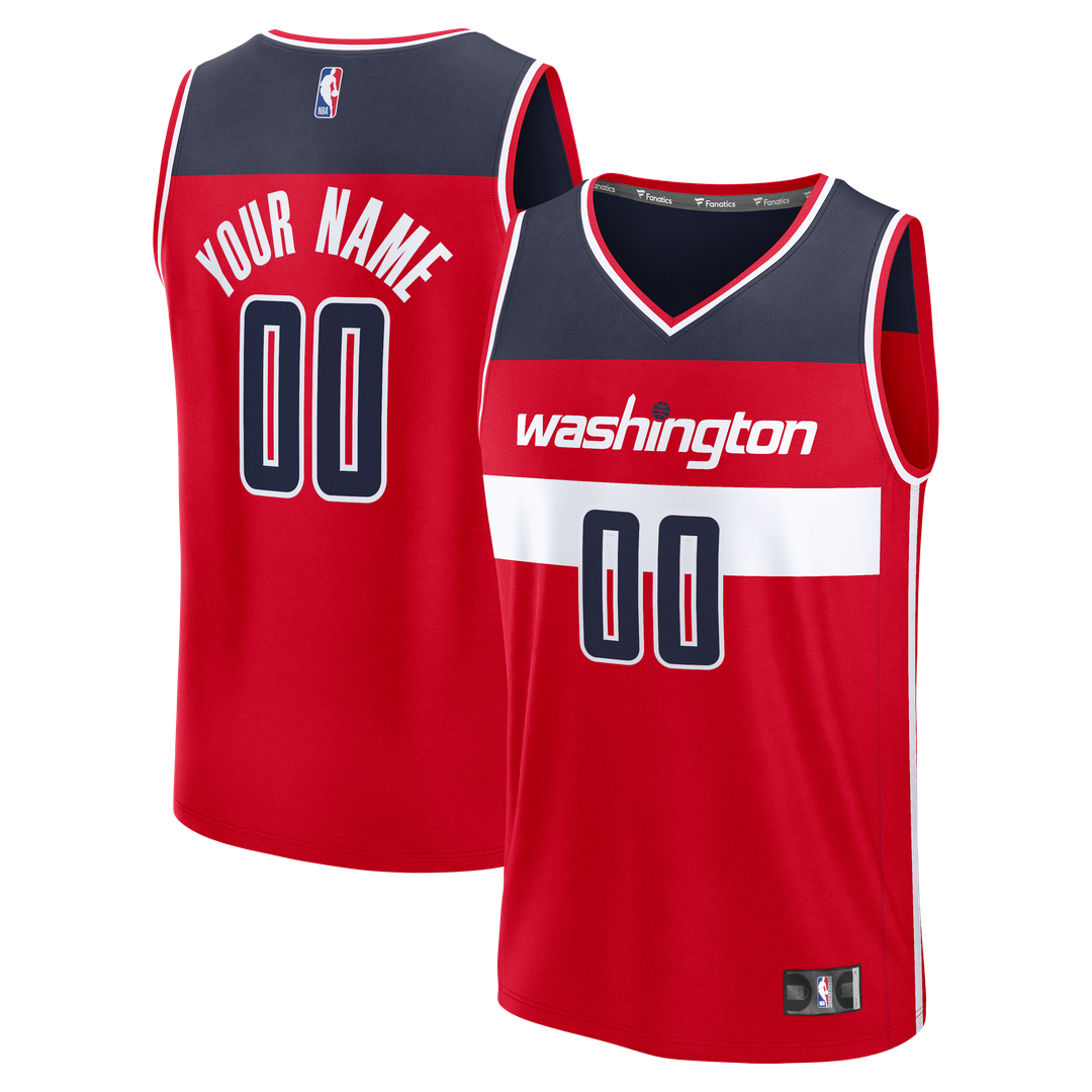 Washington Wizards Fanatics Fast Break Custom Jersey - Statement Edition - Navy Team Jersey Sports Fan Apparel