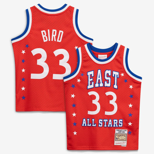 Larry Bird 1983 NBA All - Star Game Mitchell & Ness Youth Hardwood Classics Swingman Jersey - Red Team Jersey Sports Fan Apparel