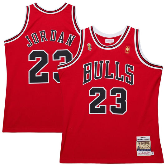 Chicago Bulls Michael Jordan Mitchell & Ness 1996/97 Throwback Authentic Jersey - Red Team Jersey Sports Fan Apparel