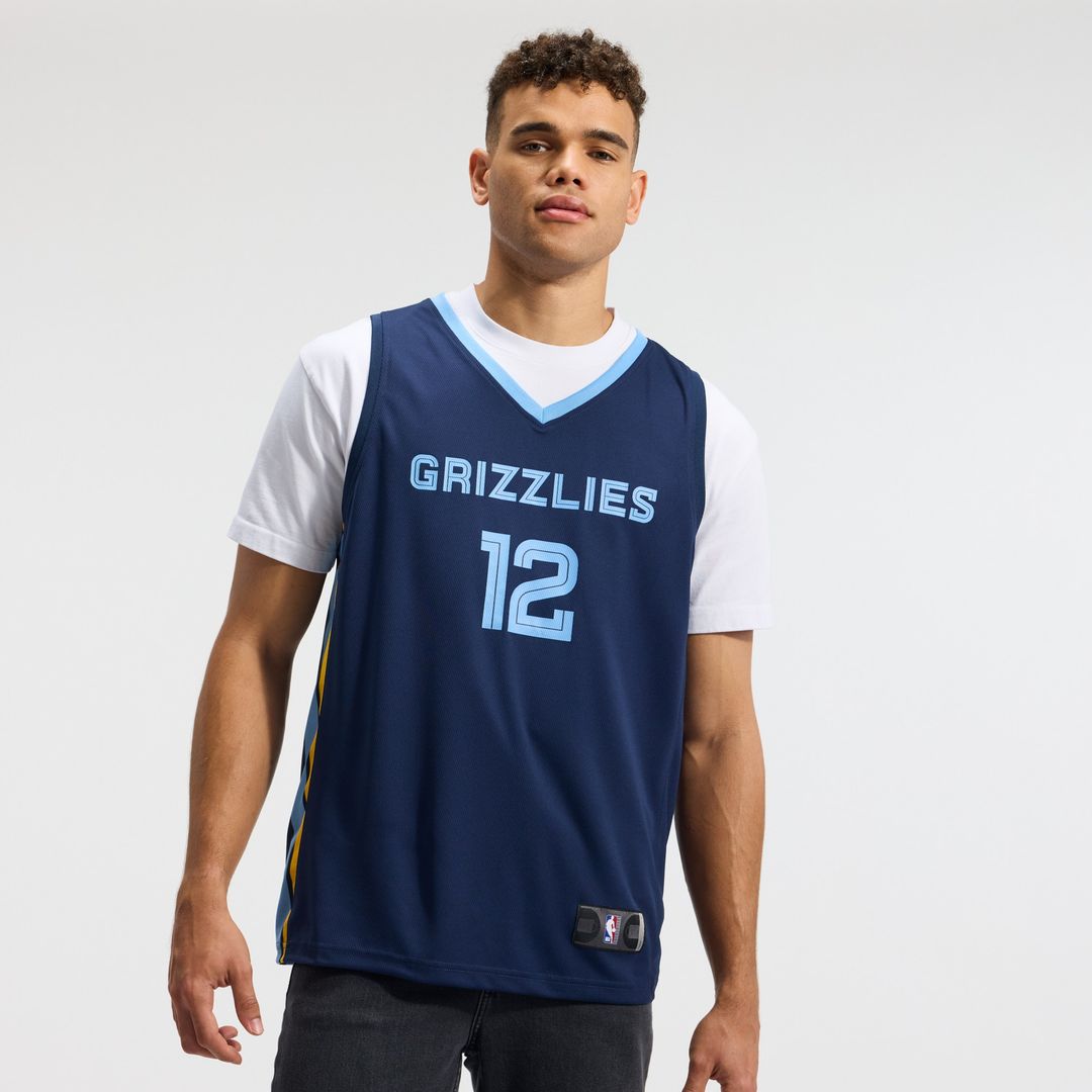 Memphis Grizzlies Ja Morant Fanatics Fast Break Replica Player Jersey - Icon Edition - Navy Team Jersey Sports Fan Apparel