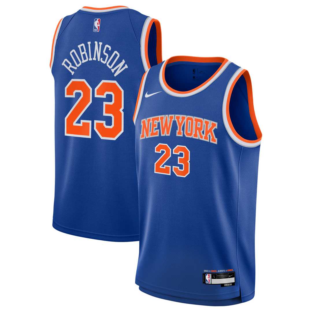 New York Knicks Mitchell Robinson Nike Youth Swingman Jersey - Icon Edition - Blue Team Jersey Sports Fan Apparel