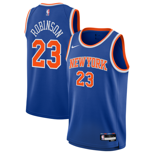 New York Knicks Mitchell Robinson Nike Youth Swingman Jersey - Icon Edition - Blue Team Jersey Sports Fan Apparel