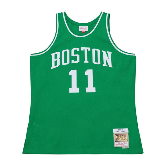 Boston Celtics Chuck Cooper Mitchell & Ness 1950 - 51 Pioneers Swingman Jersey - Kelly Green Team Jersey Sports Fan Apparel