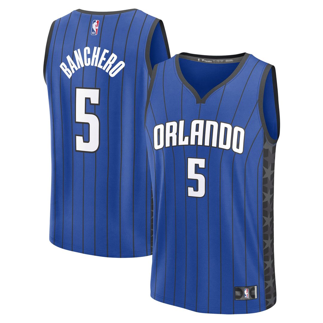 Orlando Magic Paolo Banchero Fanatics Fast Break Replica Player Jersey - Statement Edition - Blue Team Jersey Sports Fan Apparel