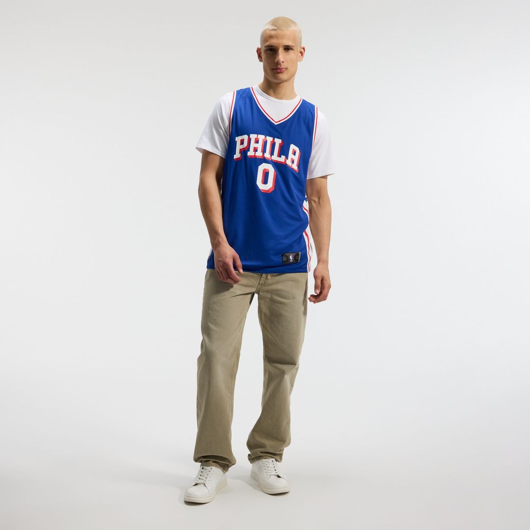 Philadelphia 76ers Tyrese Maxey Fanatics Fast Break Replica Player Jersey - Icon Edition - Royal Team Jersey Sports Fan Apparel