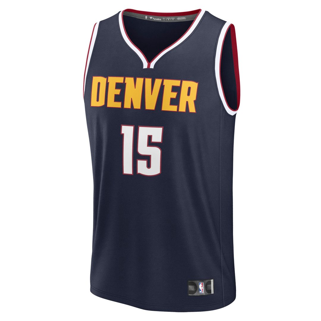 Denver Nuggets Nikola Jokic Fanatics Fast Break Replica Player Jersey - Icon Edition - Navy Team Jersey Sports Fan Apparel