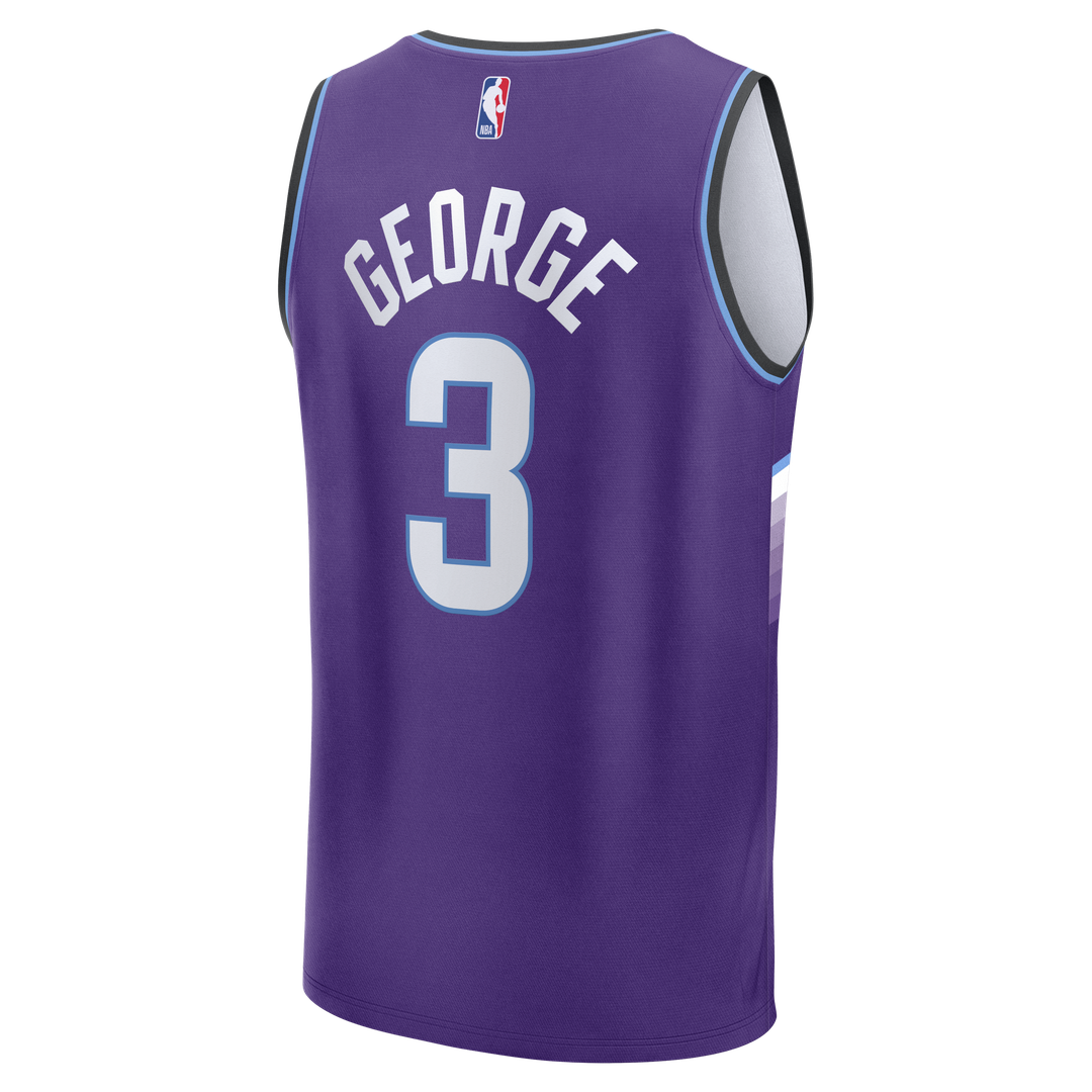 Utah Jazz Keyonte George Fanatics Fast Break Replica Jersey - Purple - Icon Edition Team Jersey Sports Fan Apparel