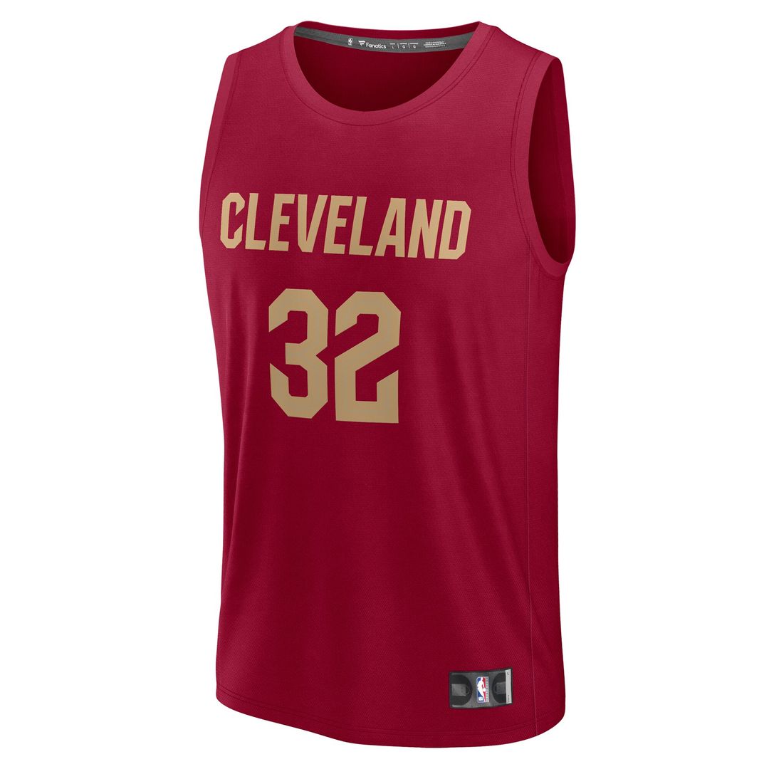 Cleveland Cavaliers Dean Wade Fanatics Youth Fast Break Player Jersey - Icon Edition - Wine Team Jersey Sports Fan Apparel