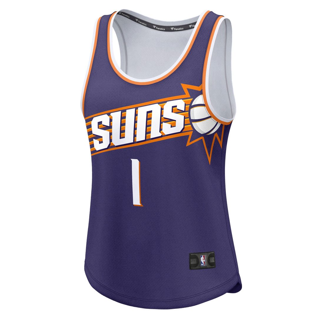 Phoenix Suns Devin Booker Fanatics Women's Fast Break Player Jersey - Icon Edition - Purple Team Jersey Sports Fan Apparel