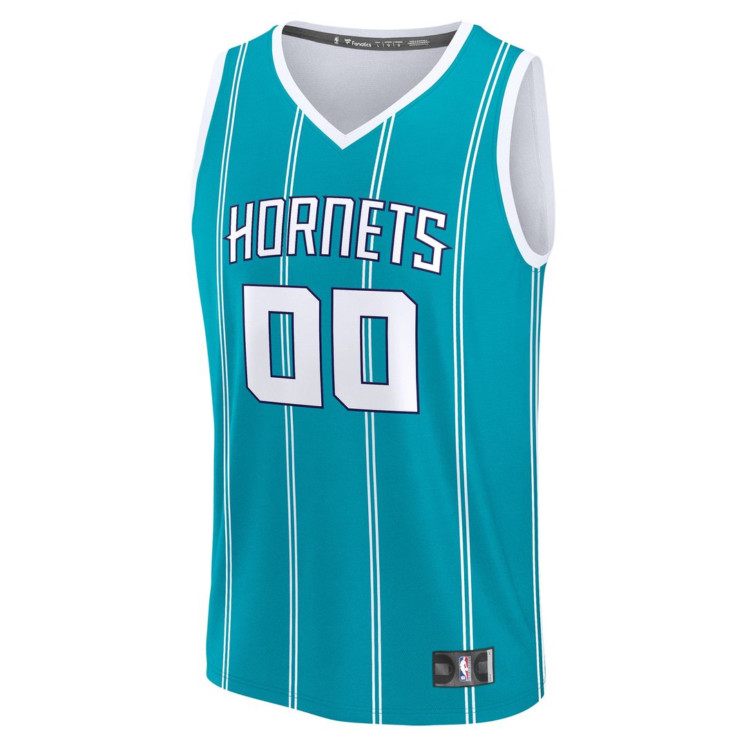 Charlotte Hornets Fanatics Fast Break Custom Jersey - Icon Edition - Purple Team Jersey Sports Fan Apparel