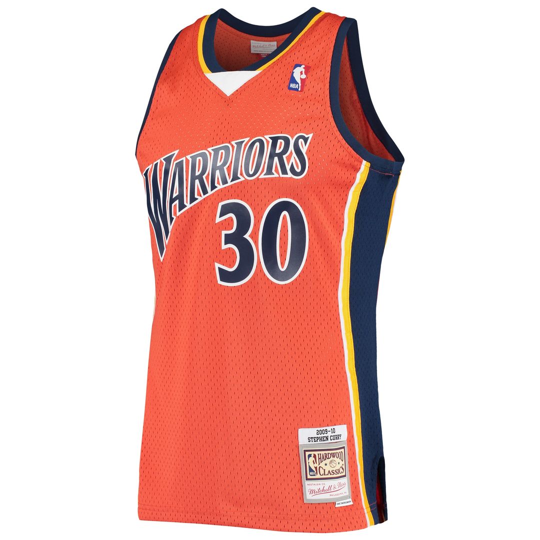 Golden State Warriors Stephen Curry Mitchell & Ness Hardwood Classics Swingman Jersey - White Team Jersey Sports Fan Apparel