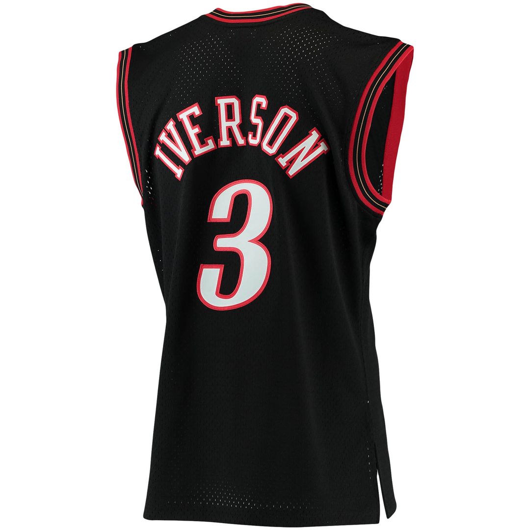 Philadelphia 76ers Allen Iverson Mitchell & Ness 1996/97 Big & Tall Hardwood Classics Swingman Jersey - Red Team Jersey Sports Fan Apparel