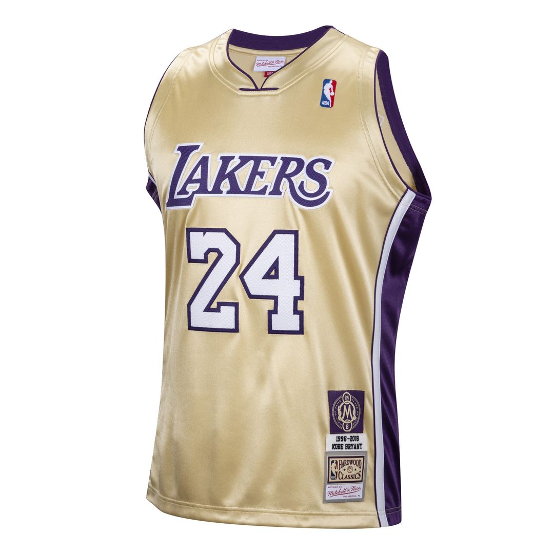 Los Angeles Lakers Kobe Bryant Mitchell & Ness Hall of Fame Class of 2020 #24 Authentic Hardwood Classics Jersey - Gold Team Jersey Sports Fan Apparel
