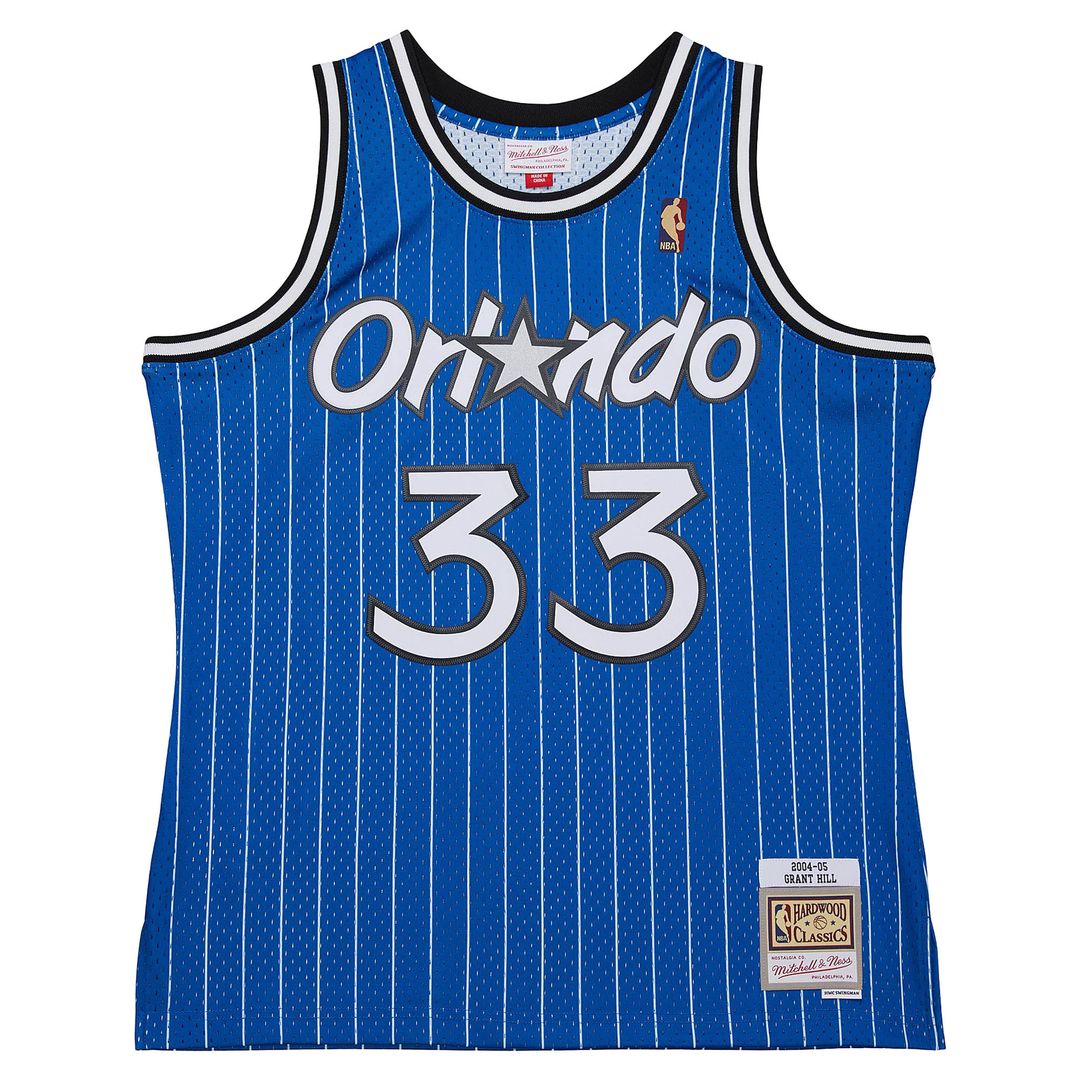 Orlando Magic Grant Hill Mitchell & Ness 2004/05 Hardwood Classics Swingman Jersey - Blue Team Jersey Sports Fan Apparel