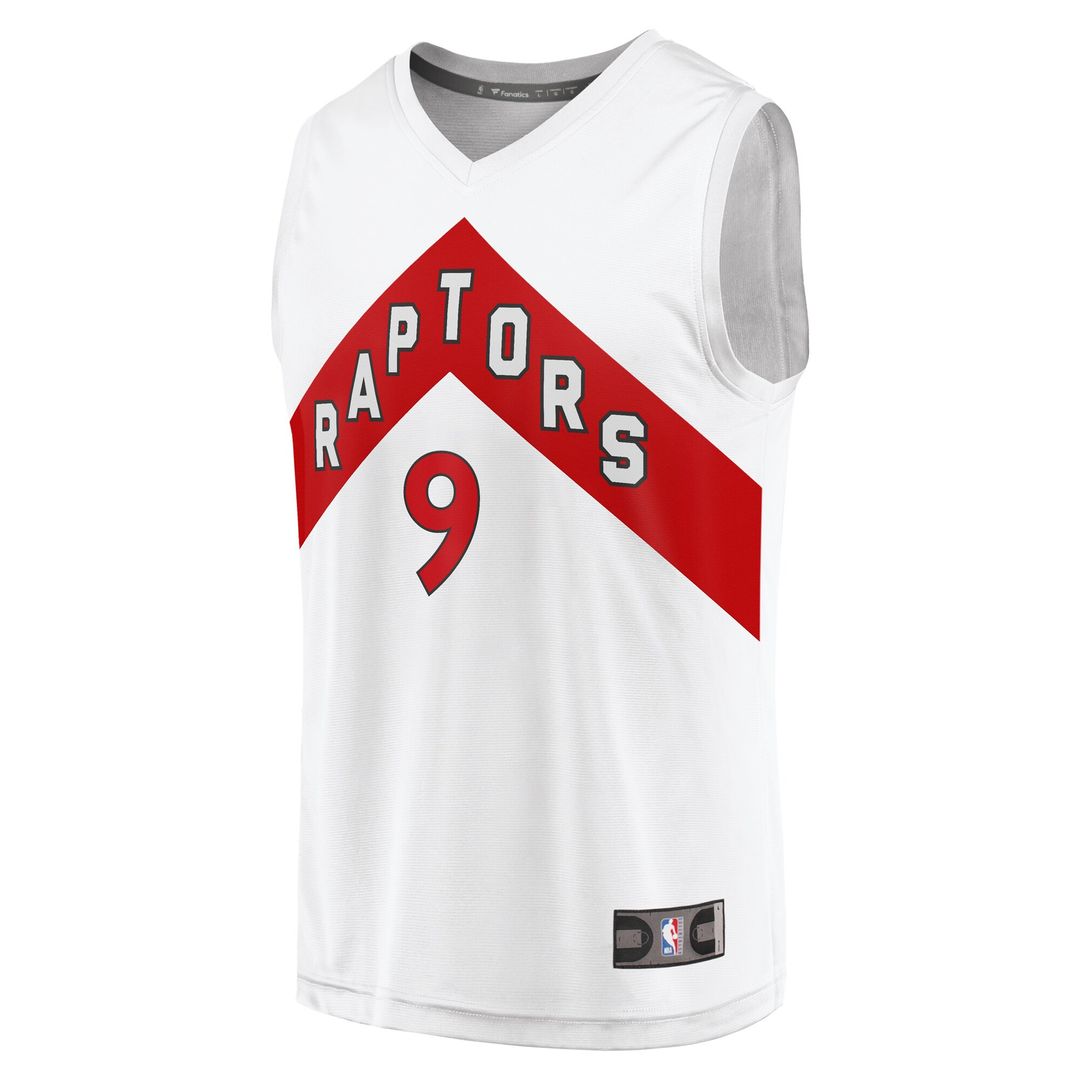 Toronto Raptors RJ Barrett Fanatics Fast Break Player Jersey - Association Edition - White Team Jersey Sports Fan Apparel