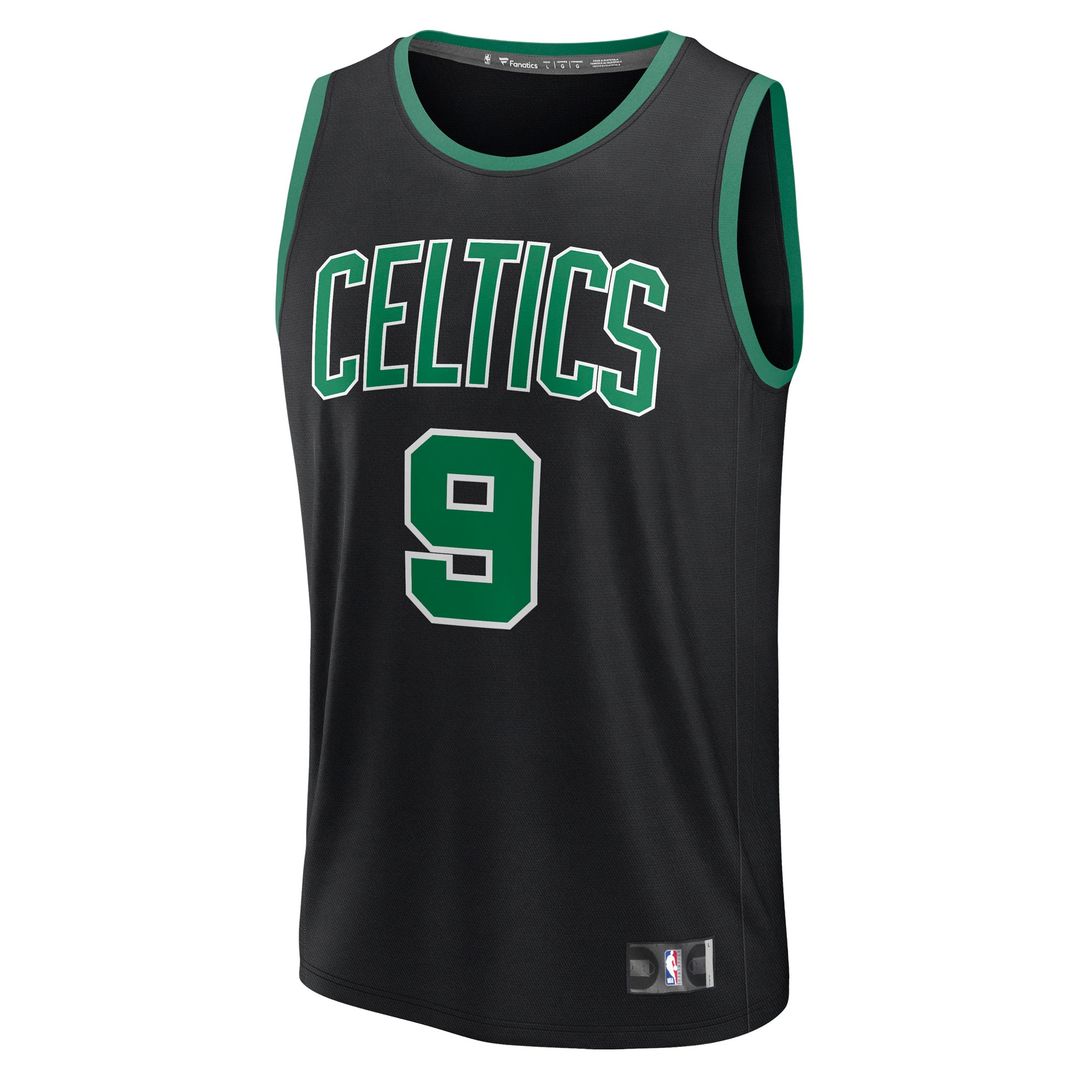 Boston Celtics Derrick White Fanatics Fast Break Replica Player Jersey - Statement Edition - Black Team Jersey Sports Fan Apparel