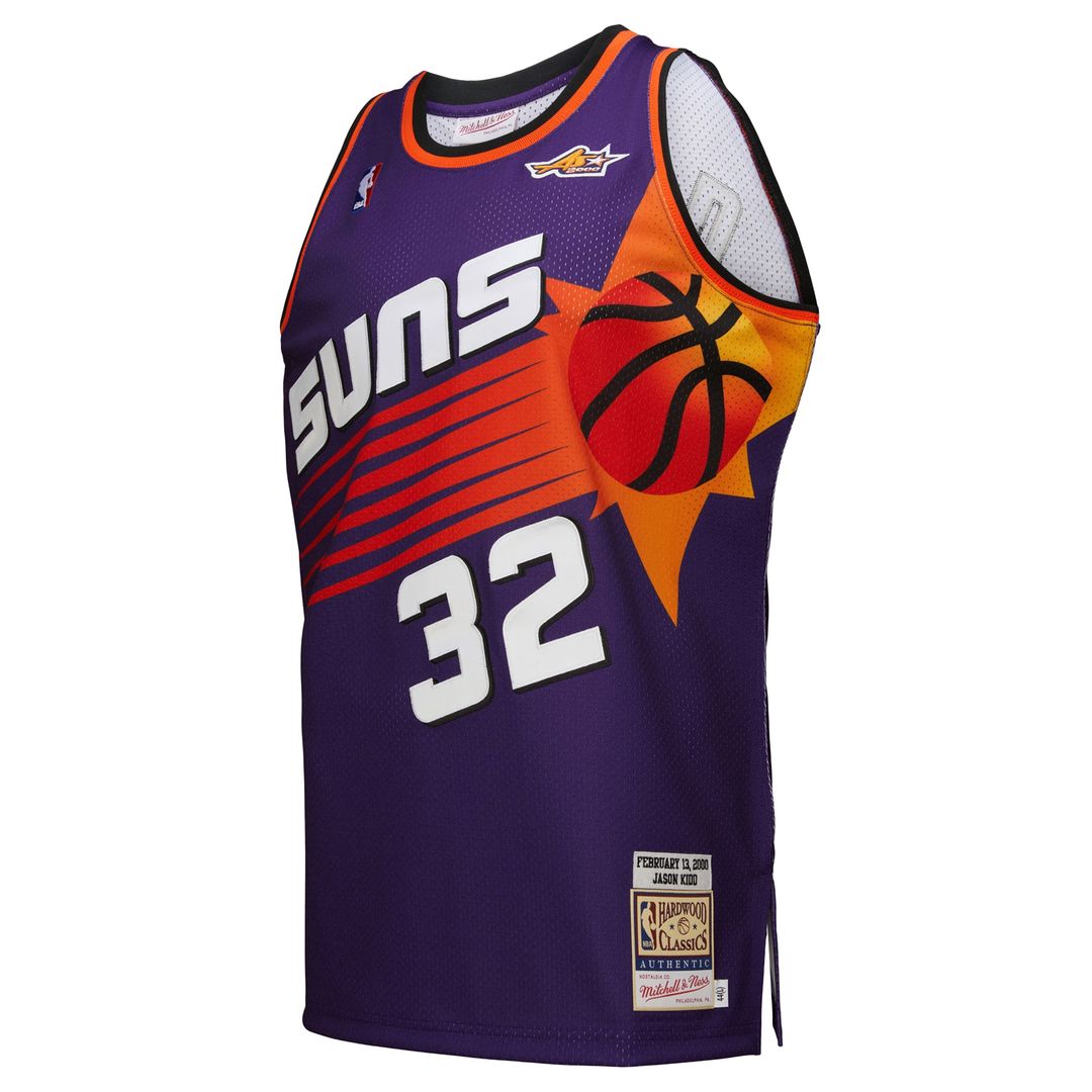Phoenix Suns Jason Kidd Mitchell & Ness 2000 NBA All - Star Game Authentic Jersey - Purple Team Jersey Sports Fan Apparel