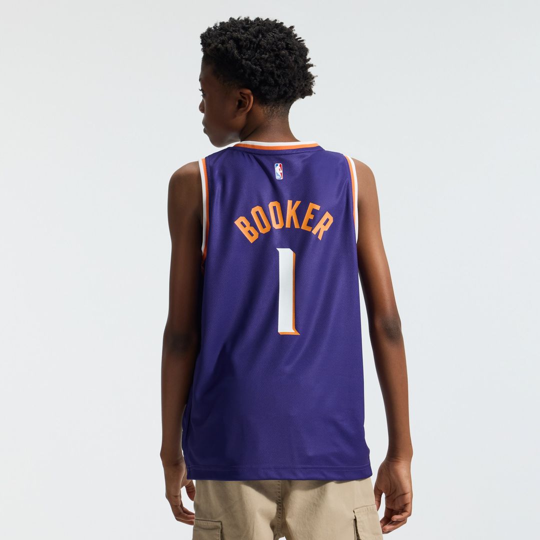 Phoenix Suns Devin Booker Fanatics Youth Fast Break Replica Player Jersey - Icon Edition - Purple Team Jersey Sports Fan Apparel