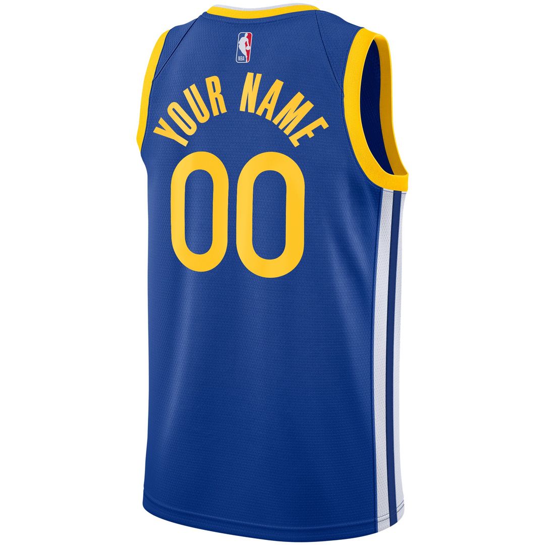 Golden State Warriors Nike Unisex 2019/20 Custom Swingman Jersey - Royal - Icon Edition Team Jersey Sports Fan Apparel