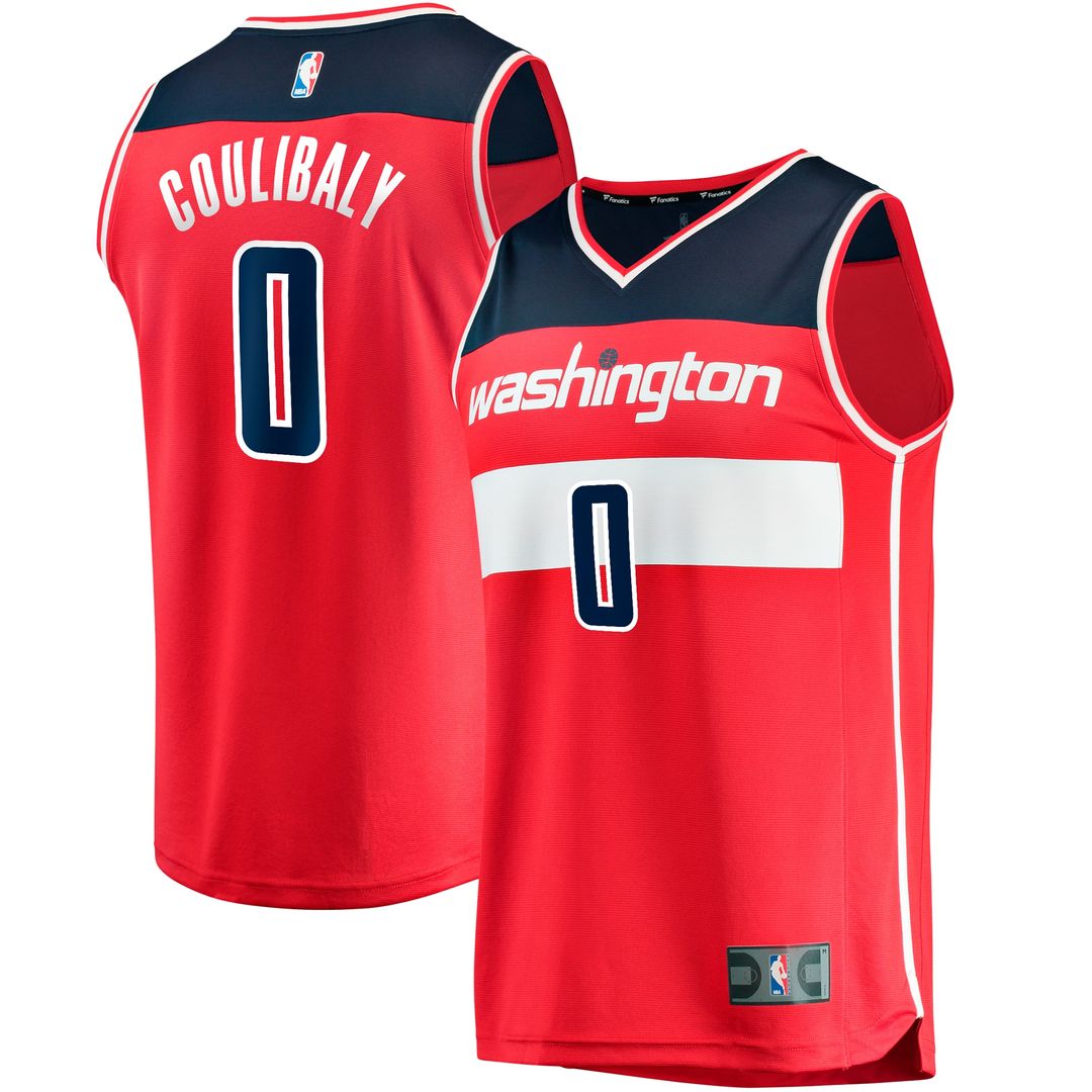 Washington Wizards Fanatics Fast Break Replica Jersey - Icon Edition - Red Team Jersey Sports Fan Apparel