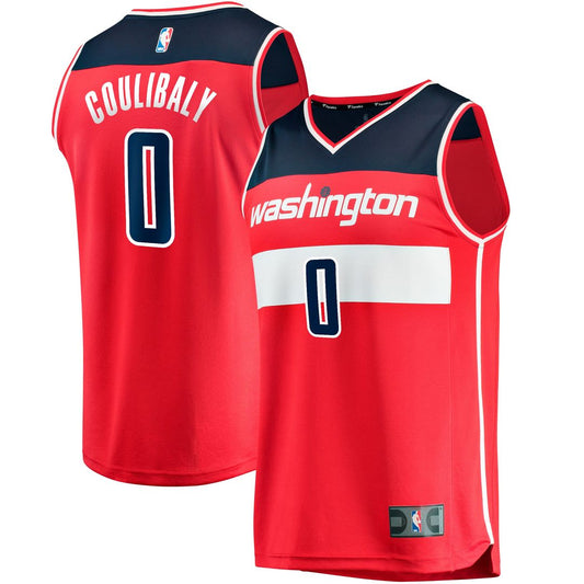 Washington Wizards Fanatics Fast Break Replica Jersey - Icon Edition - Red Team Jersey Sports Fan Apparel
