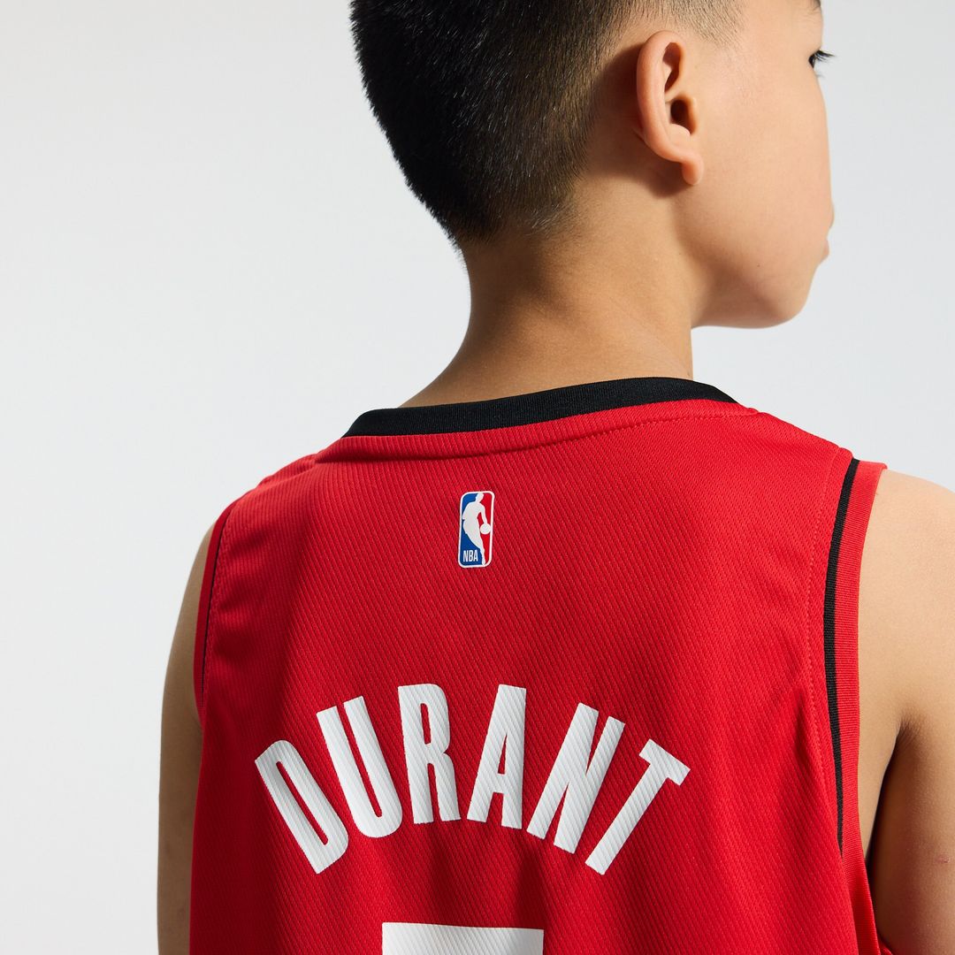 Houston Rockets Kevin Durant Fanatics Youth Fast Break Jersey - Icon Edition - Red Team Jersey Sports Fan Apparel