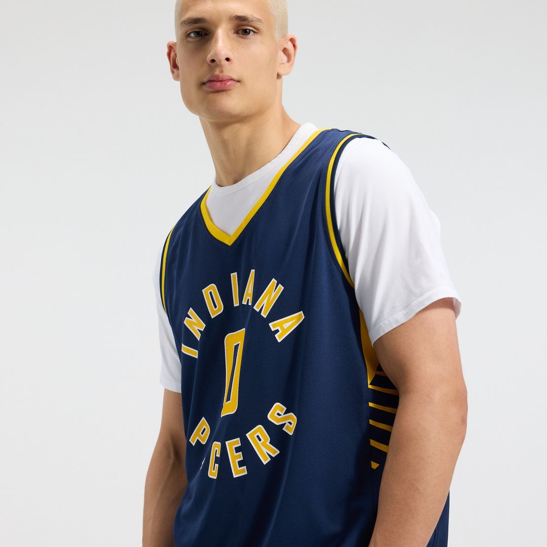 Indiana Pacers Tyrese Haliburton Fanatics Fast Break Replica Jersey - Navy - Icon Edition Team Jersey Sports Fan Apparel