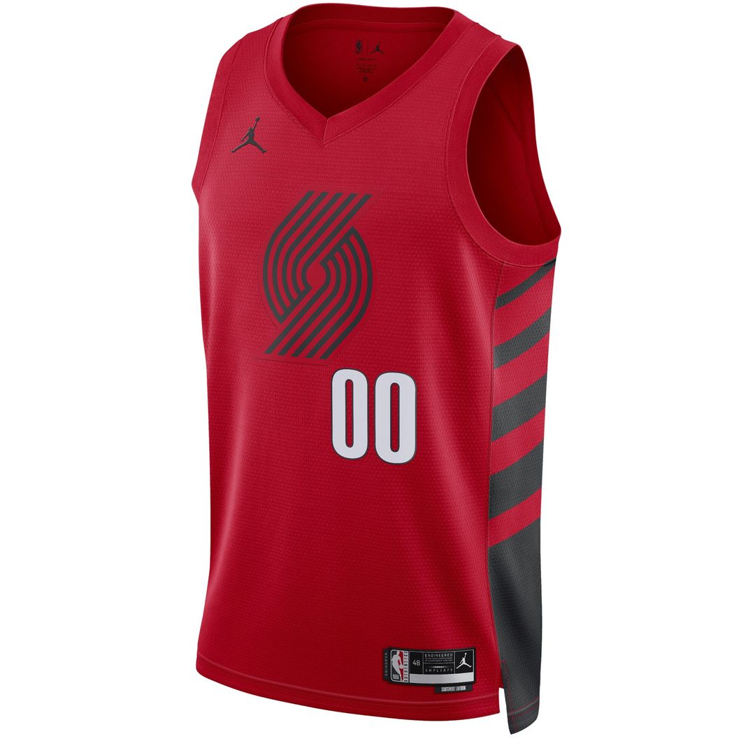Portland Trail Blazers Jordan Brand Unisex 2022/23 Swingman Custom Jersey - Statement Edition - Red Team Jersey Sports Fan Apparel