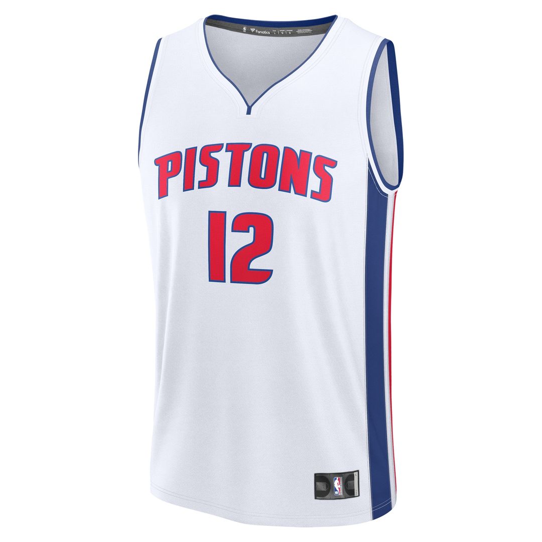 Detroit Pistons Tobias Harris Fanatics Fast Break Replica Player Jersey - Association Edition - White Team Jersey Sports Fan Apparel