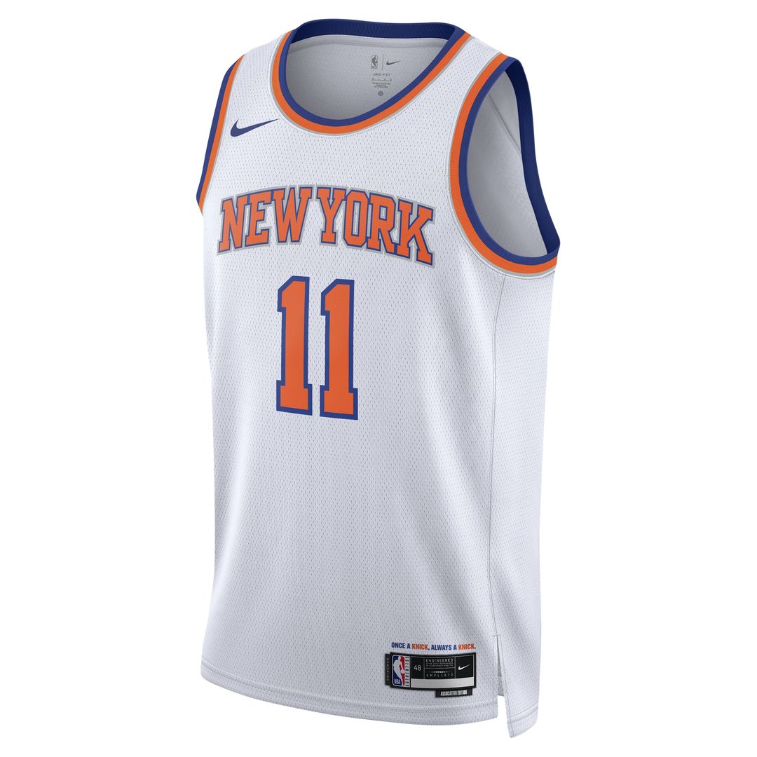 New York Knicks Jalen Brunson Nike Unisex Swingman Jersey - Association Edition - White Team Jersey Sports Fan Apparel
