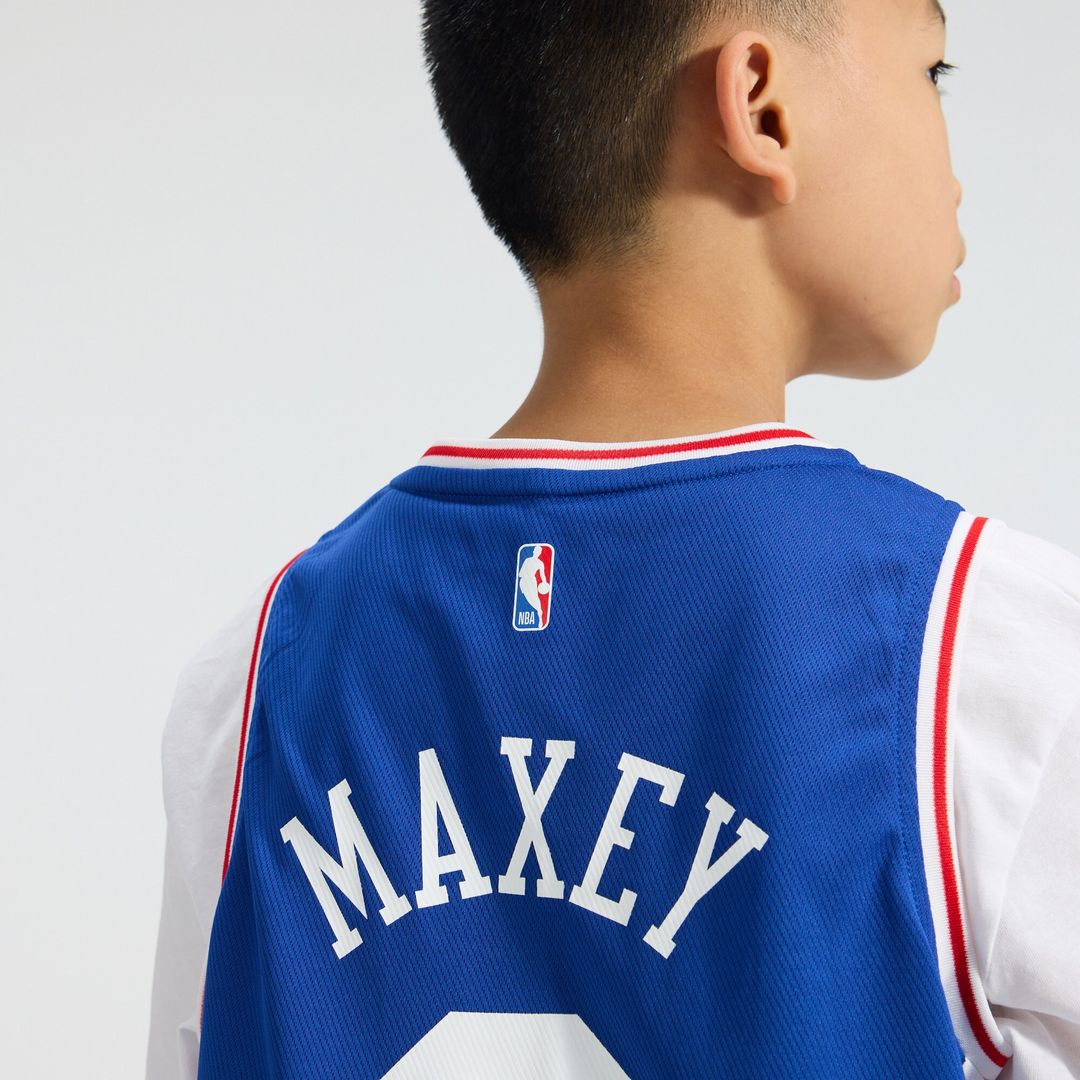 Philadelphia 76ers Tyrese Maxey Fanatics Youth Fast Break Replica Player Jersey - Icon Edition - Royal Team Jersey Sports Fan Apparel