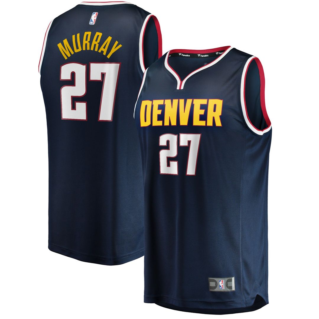 Denver Nuggets Jamal Murray Fanatics Youth Fast Break Player Jersey - Icon Edition - Navy Team Jersey Sports Fan Apparel