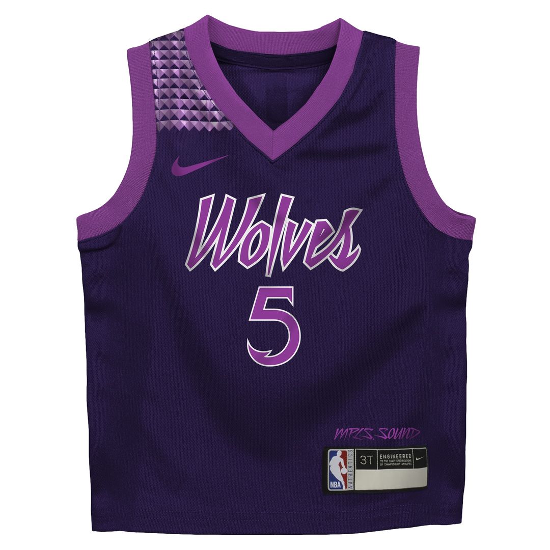 Minnesota Timberwolves Anthony Edwards Nike Infant 2025/26 City Edition Swingman Jersey - Purple Team Jersey Sports Fan Apparel