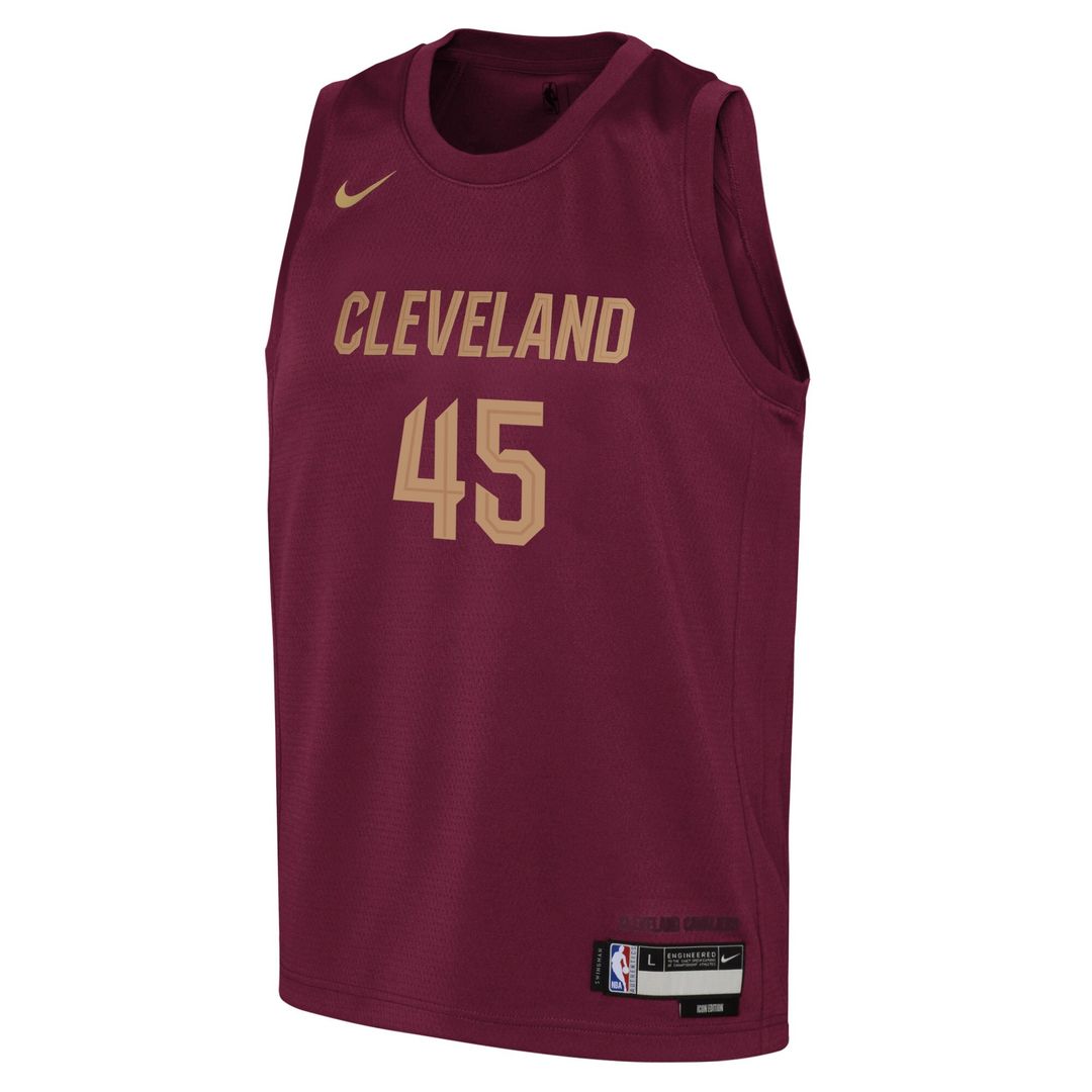 Cleveland Cavaliers Donovan Mitchell Nike Youth Swingman Jersey - Icon Edition - Wine Team Jersey Sports Fan Apparel