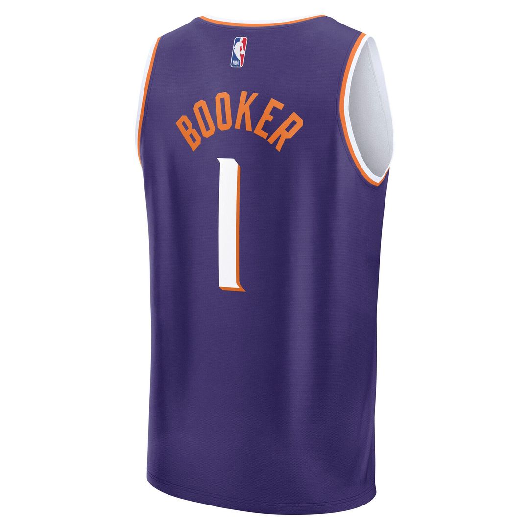 Phoenix Suns Devin Booker Fanatics Youth Fast Break Player Jersey - Icon Edition - Purple Team Jersey Sports Fan Apparel