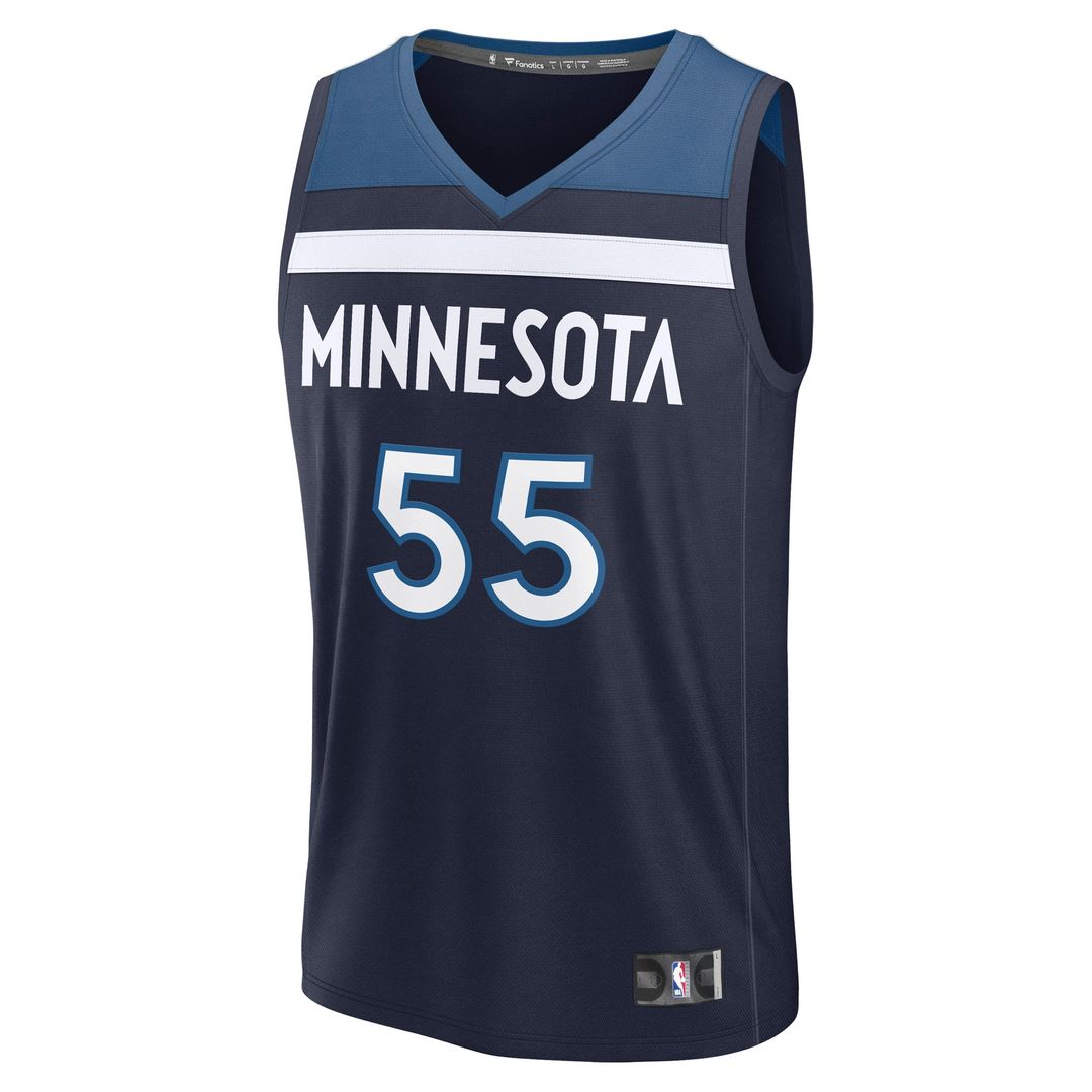 Minnesota Timberwolves Luka Garza Fanatics Fast Break Replica Player Jersey - Icon Edition - Navy Team Jersey Sports Fan Apparel