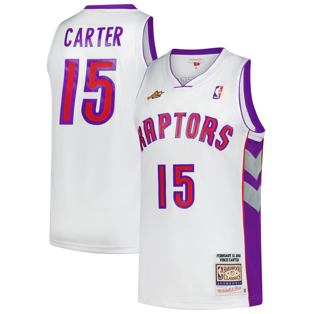 Toronto Raptors Vince Carter Mitchell & Ness 2000 NBA All - Star Game Authentic Jersey - White Team Jersey Sports Fan Apparel