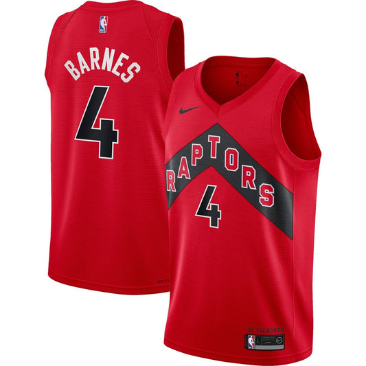 Toronto Raptors Scottie Barnes Nike Youth Swingman Jersey - Icon Edition - Red Team Jersey Sports Fan Apparel