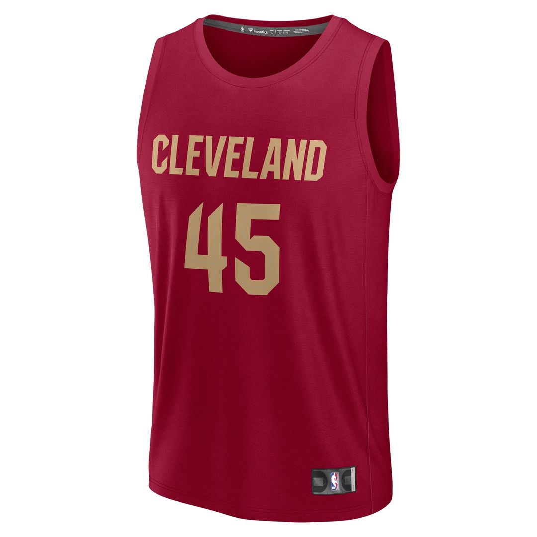 Cleveland Cavaliers Donovan Mitchell Fanatics Youth Fast Break Player Jersey - Icon Edition - Wine Team Jersey Sports Fan Apparel