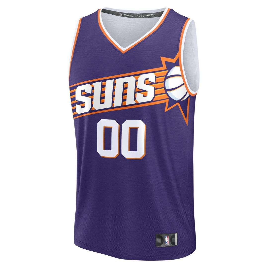 Phoenix Suns Fanatics Fast Break Custom Jersey - Icon Edition - Purple Team Jersey Sports Fan Apparel