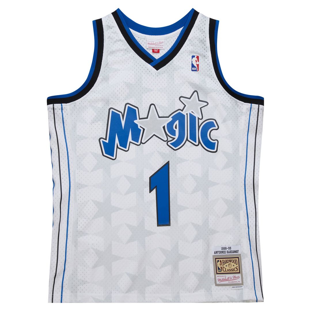 Orlando Magic Penny Hardaway Mitchell & Ness 1998/99 Hardwood Classics Swingman Jersey - White Team Jersey Sports Fan Apparel