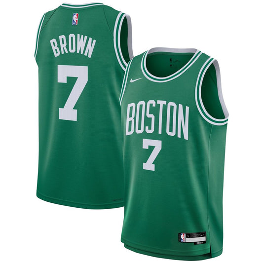 Boston Celtics Jaylen Brown Nike Youth Swingman Jersey - Icon Edition - Kelly Green Team Jersey Sports Fan Apparel