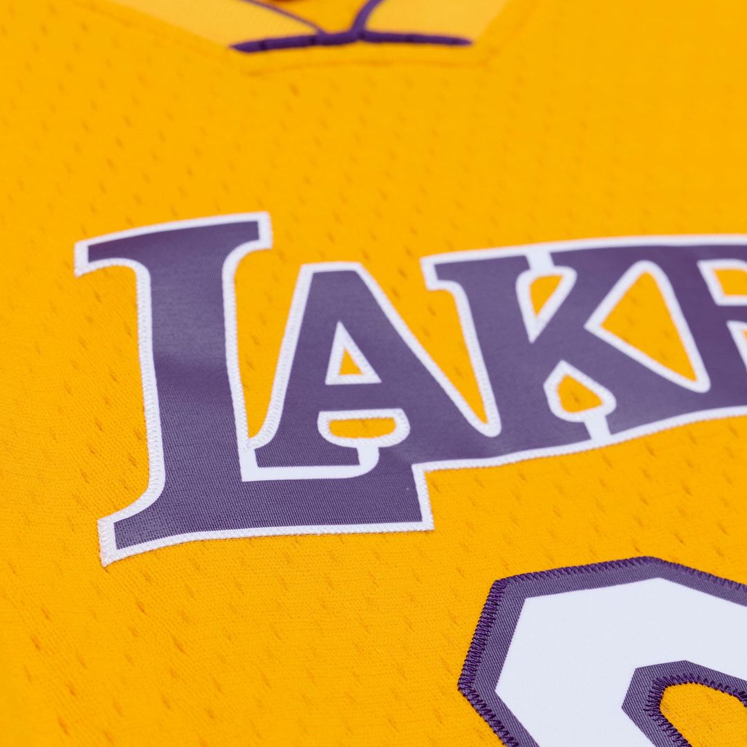 Los Angeles Lakers Mitchell & Ness x Playboi Carti 1999 - 00 Swingman Jersey - Gold Team Jersey Sports Fan Apparel