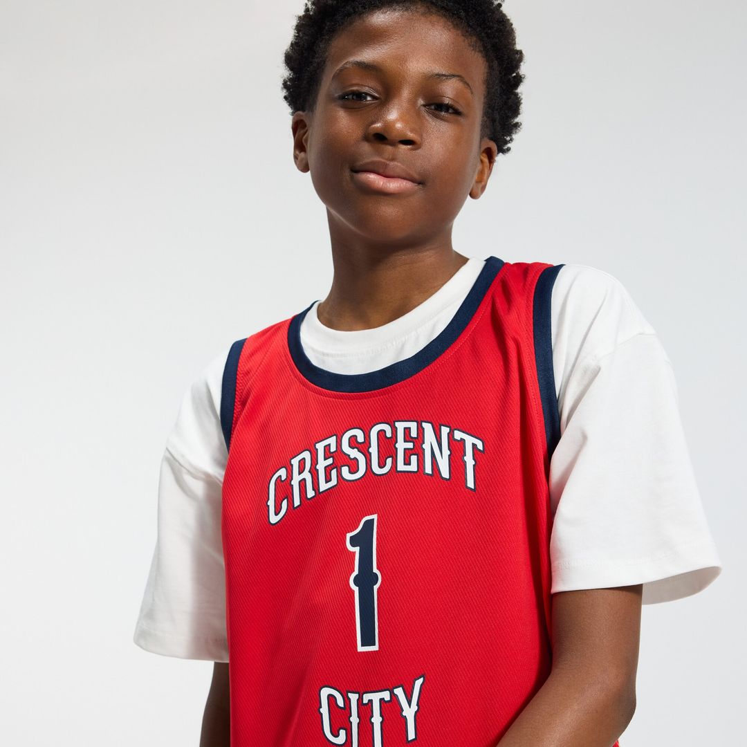 New Orleans Pelicans Zion Williamson Fanatics Youth Fast Break Player Jersey - Statement Edition - Red Team Jersey Sports Fan Apparel