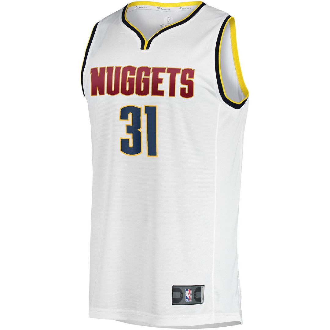 Denver Nuggets Vlatko Cancar Fanatics Fast Break Player Jersey - Association Edition - White Team Jersey Sports Fan Apparel