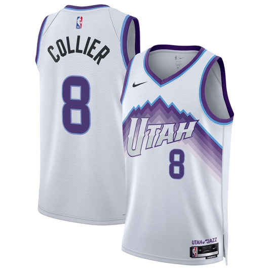 Utah Jazz Isaiah Collier Nike Unisex Swingman Jersey - Association Edition - White Team Jersey Sports Fan Apparel